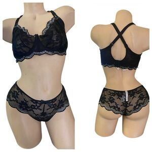 Victoria secret dream angel bra set 36DDD panty medium New with tags